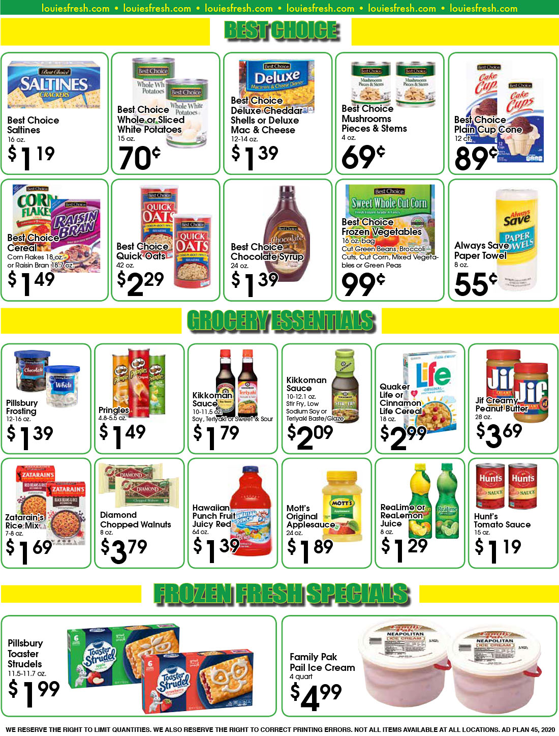 Louie's Fresh Market - Weekly ad